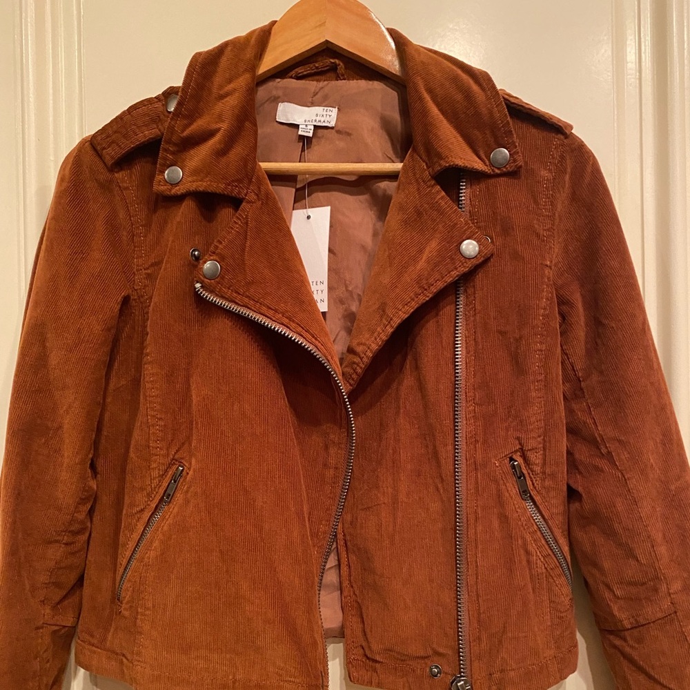 Ten Sixty Sherman corduroy moto jacket size Small